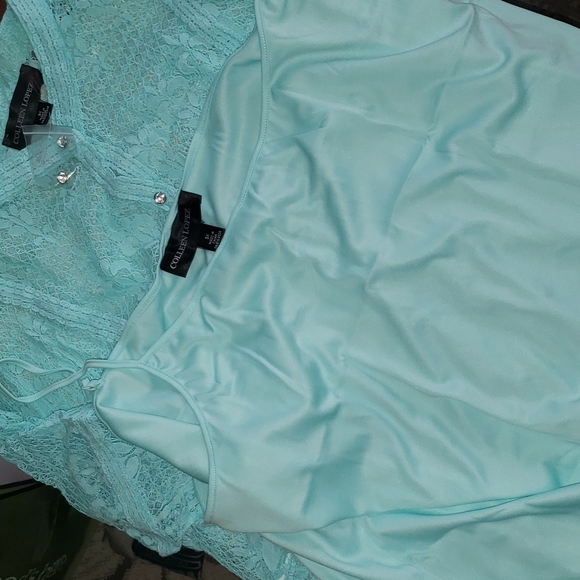 NWT Colleen Lopez lace bathing suit cover or tunic (comes with cami) - Picture 6 of 9